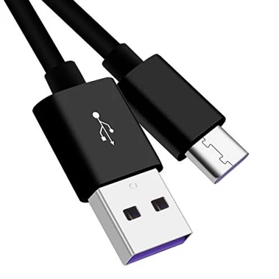 Bild av PremiumCord Snabbladdningskabel USB C 1 m, supersnabbladdning 5A, 3.1 typ kontakt till 2.0 kontakt, snabbladdning och datakabel lämplig för enheter, svart, m