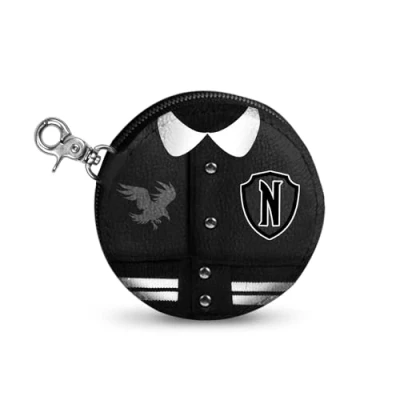 Bild av Onsdag Varsity Casual Cookie Count Bag, Svart, Taglia Unica, Myntväska