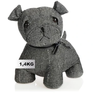 Bild av COM FOUR® dörrstoppare, tung dörrhållare, söt hunddesign, funktionell hemtillbehör, propp för fönster och dörrar, idealisk drag (Hunden Charlie)