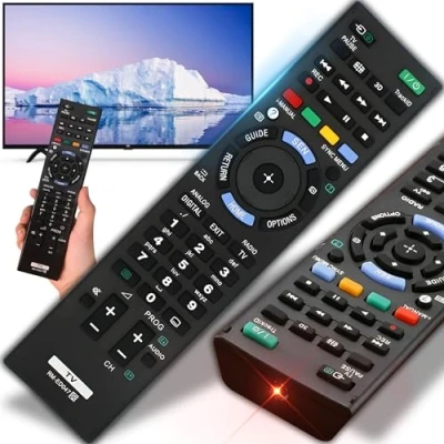 Bild av Retoo Sony fjärrkontroll, universell fjärrkontroll för Bravia, 4k OLED Remote Smart TV kontroll ersättningsfjärrkontroll