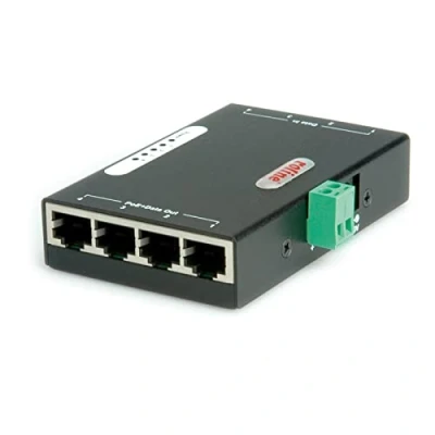 Bild av ROLINE 21131198 Gigabit Ethernet PoE injektor, 4 portar