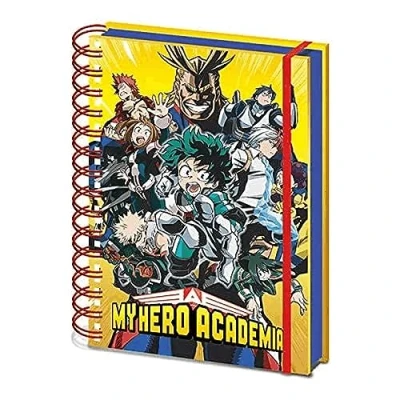 Bild av My Hero Academia Spiralanteckningsbok A5 (Radial Character Burst)