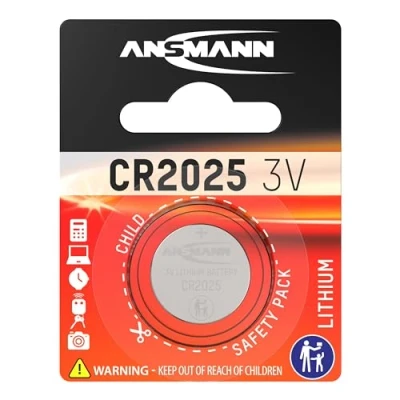 Bild av ANSMANN 5020142 CR2025 myntbatteri [paket med 1] litium 3 V knappcell