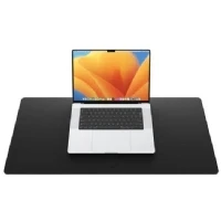 Bild av Twelve South Desktop Pad Hållbart läder utökad musmatta, spillbeständig, musyta, optimal storlek för visningsanvändning, svart