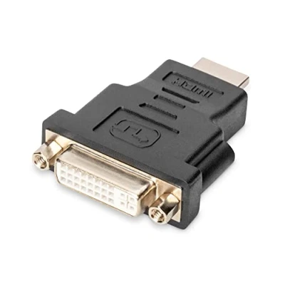 Bild av DIGITUS HDMI grafikadapter, Typ A till DVI I (24+5), Full HD 60Hz, 1920 x 1200 pixlar, Svart