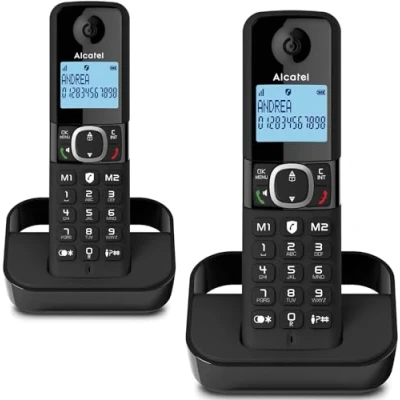 Bild av Alcatel Fast Telefon Dect F860 Duo Svart