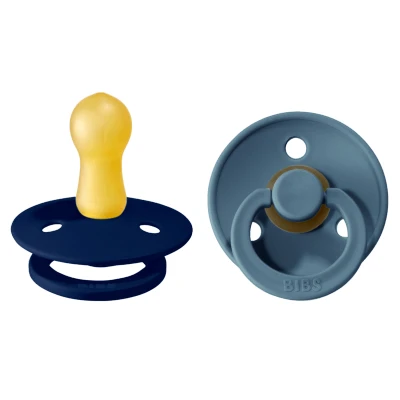Bild av BIBS Colour Napp 2 pack Latex Stl Rund, Deep Space/Petrol