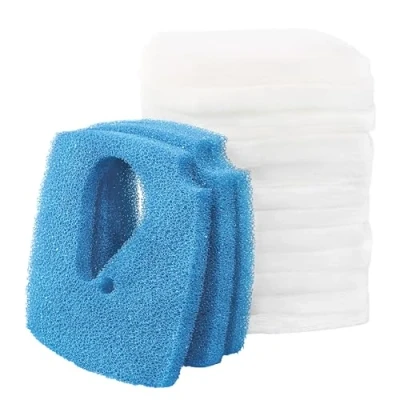 Bild av LTWHOME Utbytes Filter i Grov och Fin Passar för Eheim Professional 3e 2076/2078/450/700/600T (15 st, 3 set)
