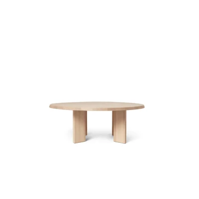Bild av Ferm Living Tarn Coffee Table Soffbord White Oiled Beech B: 107.6 x H: 38 D: 108.1 cm