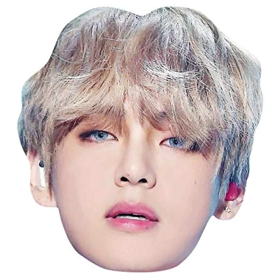 Bild av Star Cutouts Ltd CM209 V (Pop) Tae Hyung Kim NAM Joon Bangtan pojkar festmask, flerfärgad