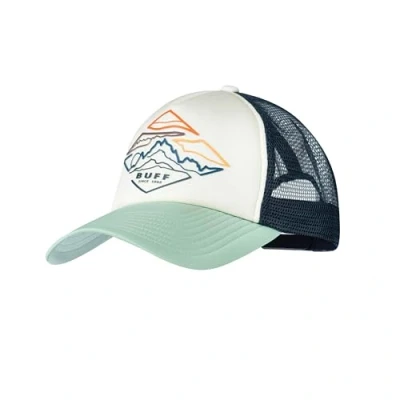 Bild av Buff Trucker Luster Flint Unisex Keps, Storlek: One Size, Turquoise/white