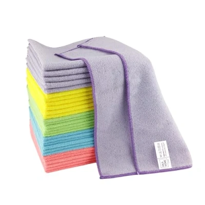 Bild av Leviatan 30 stycken mikrofiberdukar, rengöringshanddukar, rengöringsdukar, flerfärgade universalhanddukar x cm