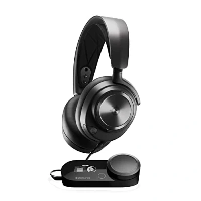 Bild av SteelSeries Arctis Nova Pro Multi System Gaming Headset Hi fi drivrutiner i premiumkvalitet 360 spatialt ljud GameDAC Gen 2 ESS Sabre Quad DAC ClearCast Mic PC, PS5, PS4, Switch