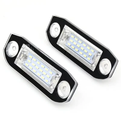 Bild av Vit lampa för registreringsskylt, bilstyling, 2 st, Canbus, LED, Volvo S80, XC90, S40, V60, XC60, S60, C70, V50, XC70 och V70.