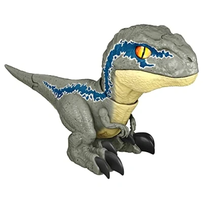 Bild av ​Jurassic World Dominion Uncaged Rowdy Roars Velociraptor Beta Dinosaur Action Figure, Toy Gift with Interactive Motion and Sound Touch Response​