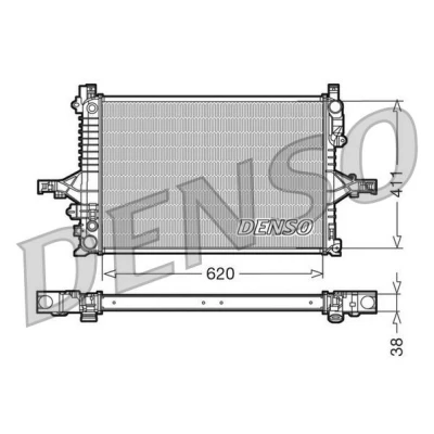 Bild av Kylare, motorkylning Denso DRM33066