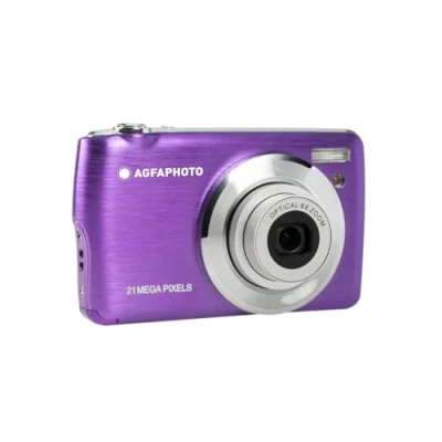 Bild av AGFA PHOTO Realishot DC8200 kompakt kamera (18 MP, full HD video, 2,7 tum LCD skärm, 8X optisk zoom, litiumbatteri och 16 GB SD kort) lila , Färg: blå