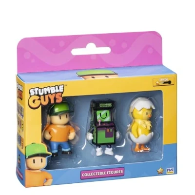 Bild av Stumble Guys 3 pack figurer Mr. Stumble, Invaders &amp; Hatchling