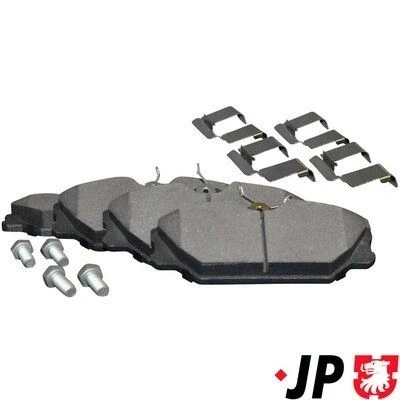Bild av JP GROUP 4363601510 Jeu de plaquettes frein Essieu avant contact signal d&#039;usure exclu RENAULT: Scénic 1, CLIO 2, LAGUNA 1