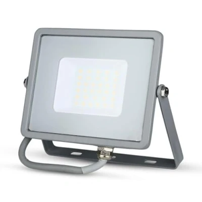 Bild av V TAC VT 30 30W SMD Strålkastare Med Samsung Chip Varm Vit 3000K Grå Kropp Glas