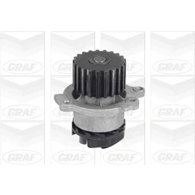 Bild av GRAF PA833 Pompe à eau 21 avec joint d&#039;étanchéite mécanique Fonte grise 62,3 pour transmission par courroie de distribution LADA: 112