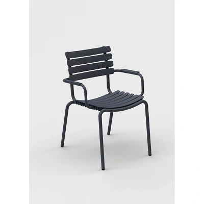 Bild av HOUE Reclips Dining Chair Trädgårdsstol Grey L58 x W61 H81 cm