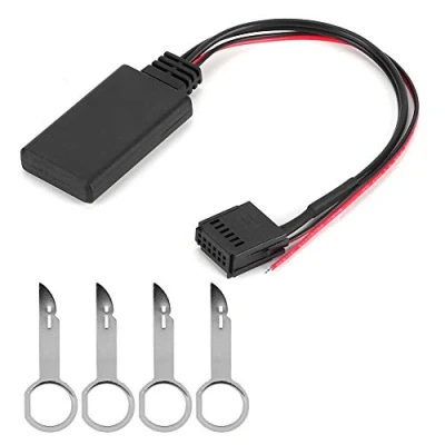 Bild av Adapterkabel,Duokon bil Bluetooth modul AUX IN kabel Trådlös ljudadapter Passar till Focus/Mondeo/Fiesta 6000 CD