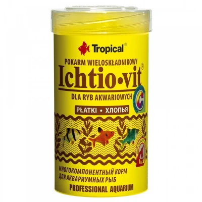 Bild av Tropical Ichtio Vit Flingor 100 ml