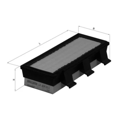Bild av Luftfilter, renault clio ii, skåp/halvkombi i, kangoo, kangoo express, thalia 7701044101