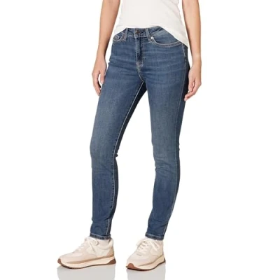 Bild av Amazon Essentials damjeans hög midja, medium tvätt, 0