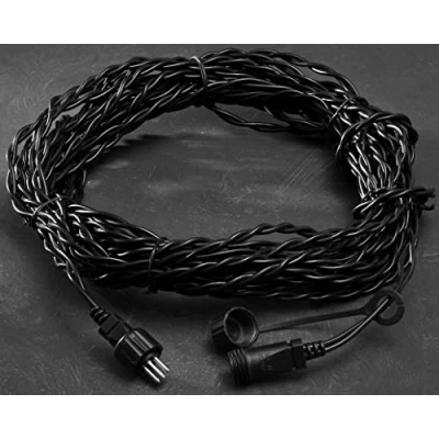 Bild av Konstsmide LED system förlängningskabel, 10 meter, utomhus (IP44), svart mjuk kabel 4801 007