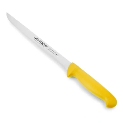 Bild av Arcos Serie 2900 filékniv blad nitrum rostfritt stål 200 mm handtag polypropen färg gul