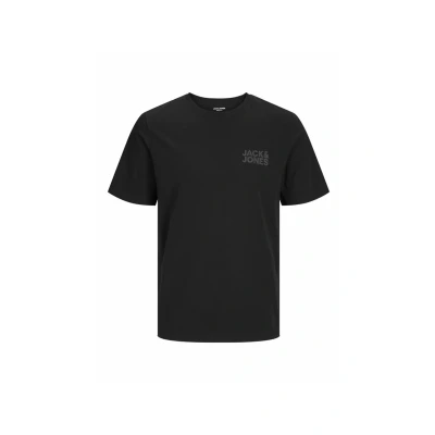 Bild av JACK&amp;JONES JJECORP logotyp Tee SS O Neck NOOS, Svart/detalj: litet tryck/svart, XL