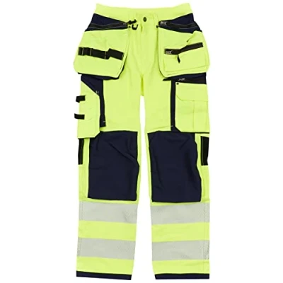 Bild av VARSELBYXA 1997 1642 4 VÄGS STRETCH VARSELGUL/MARINBLÅ C44 Beijerbygg Byggmaterial