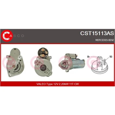 Bild av CASCO CST15113AS Startmotor 12V 2,20kW 11 CPS0066 82mm MERCEDES BENZ: Vito Mixto, E klass Sedan, Sprinter 3 T Flak/Chassi
