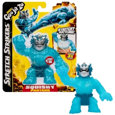 Bild av Heroes of Goo Jit Zu Bandai Actionfigur, Upptäck Stretch Strikers Pantaro figur, Rör och Stretch, Flerfärgad, CO42782