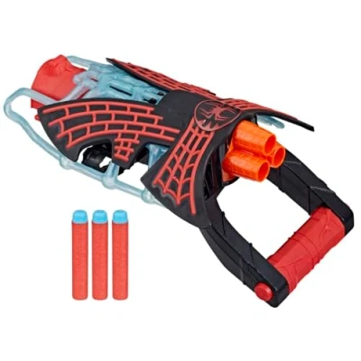 Bild av Spider man Miles Morales Tri shot Launcher Figur Across The verse Flerfärgad