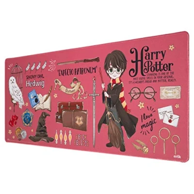 Bild av Grupo Erik Harry Potter XXL Mouse Mat Desk Pad 31.5&quot; x 13.78&quot; Non Slip Rubber Base Pad, Gaming Keyboard Gifts