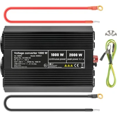 Bild av Pro Voltage converter 1.000 W black converts 12 V D