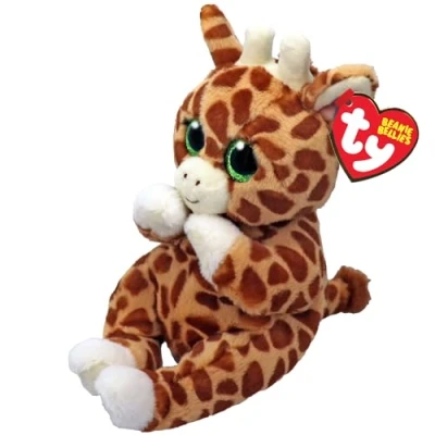 Bild av Ty Tippi Giraff Beanie Bellies Regular Squishy Baby Soft Plush Toys Collectible Cuddly Fylld Teddy
