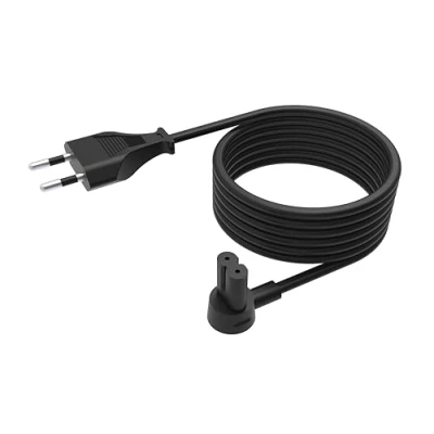 Bild av Flexson 5 m strömkabel för SONOS ERA 100 och 300, RAY, ARC, SUB (GEN 3), mini, AMP, BEAM, PLAY BASE, PLAY5 2) svart (EU)
