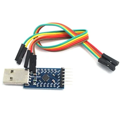 Bild av DollaTek CP2104 seriell omvandlare USB 2.0 till TTL UART 6PIN modul