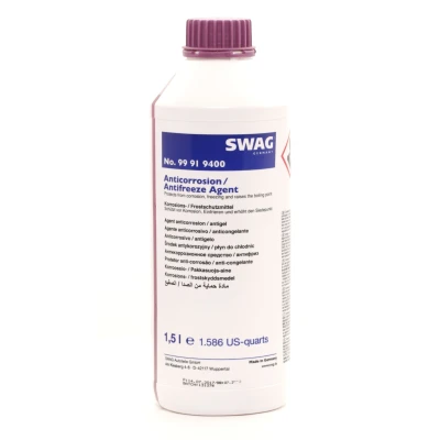 Bild av SWAG 99 91 9400 Antigel Ford WSS M97B44 D, G12+ violet 38(50/50) PEUGEOT: 206 3/5 portes, 207 306 VOLKSWAGEN: Golf 4, 5