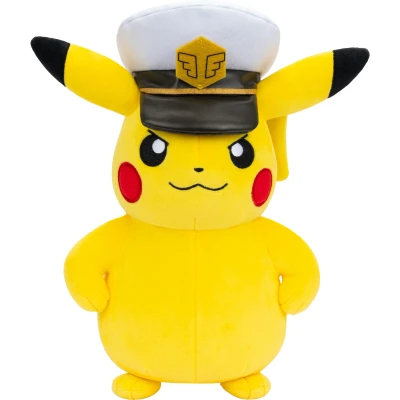 Bild av Pokémon Captain Pikachu w. sailers hat PKW4295 20 cm Plyschleksak, Flerfärgad, Från 2 år