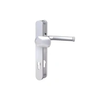 Bild av BASI 7835 0107, Dörrknopp till passagedörr, Inomhus &amp; utomhus, Rostfritt stål, Gjuten aluminium, 32 mm, 249 mm