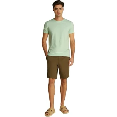 Bild av Tommy Hilfiger Stretch SLIM FIT TEE Tshirt bas, Storlek: Small, Opal green