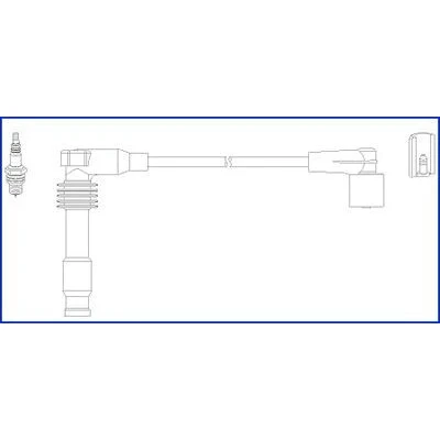 Bild av HITACHI 134812 Jeu De Fils d&#039;Allumage OPEL: Corsa B 3/5 portes, Astra F CC, G CC