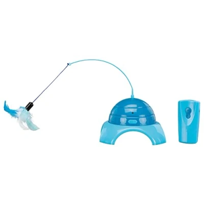 Bild av Trixie Catch me with motor and remote control ø 15 x 21 cm grey/petrol