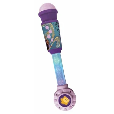 Bild av Lexibook, Disney Wish, Microphone Lumineux pour enfant, jeu musical, haut parleur intégré, effets lumineux, prise Aux in, Violet, MIC90WI