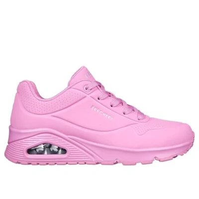 Bild av Skechers Sport UNO Sneakers, Storlek: 39, Pink durabuck / mesh Förstklassig skinnimitation
